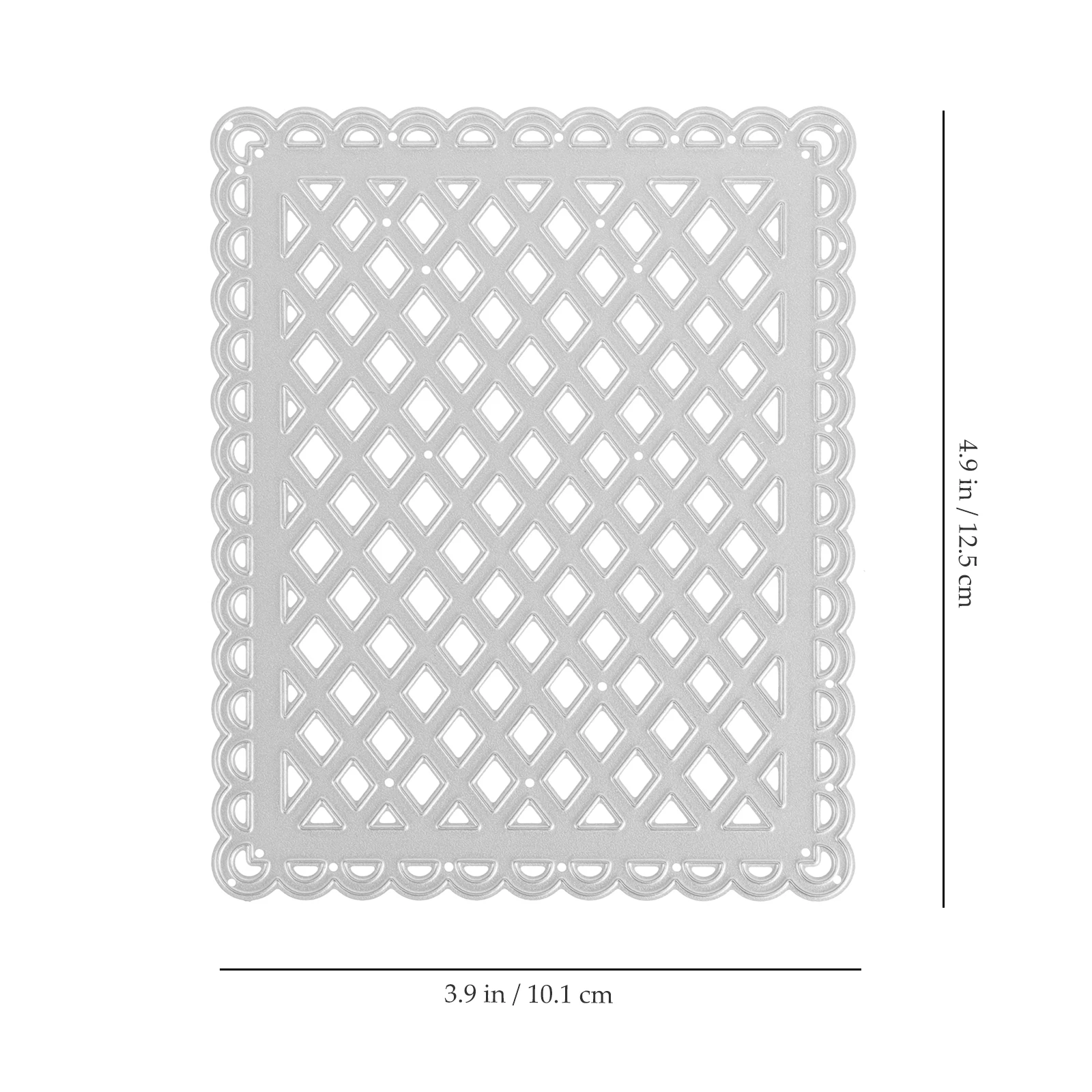 

Knife Die Cutting Tool Rectangle Cuts Scrapbooking Card Embossing Dies Stencil Grid High-carbon Steel Die-cutting Frame