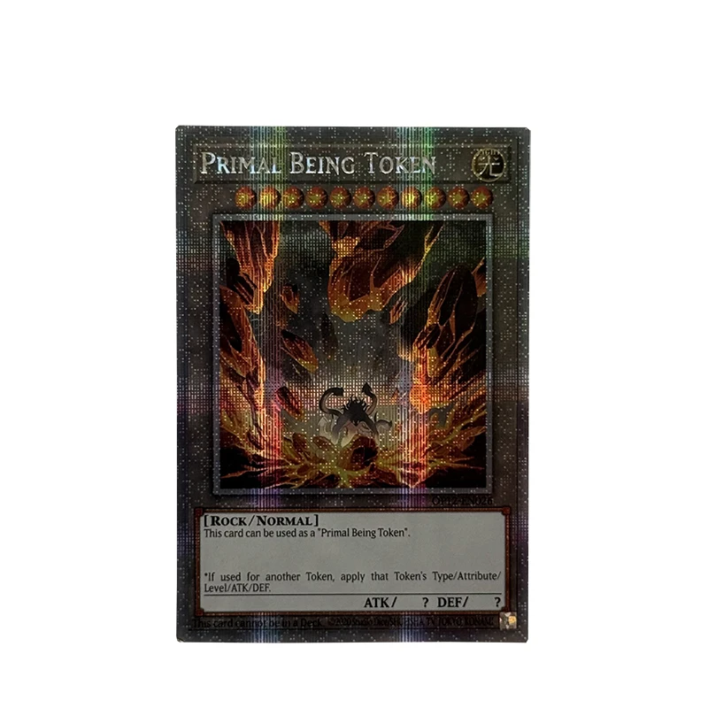 يو غي أوه! مجموعة بطاقات الوكيل ذاتية الصنع غير أصلية رمز Nibiru Primal Being Token ألعاب بطاقات المجموعة غير الأصلية #3