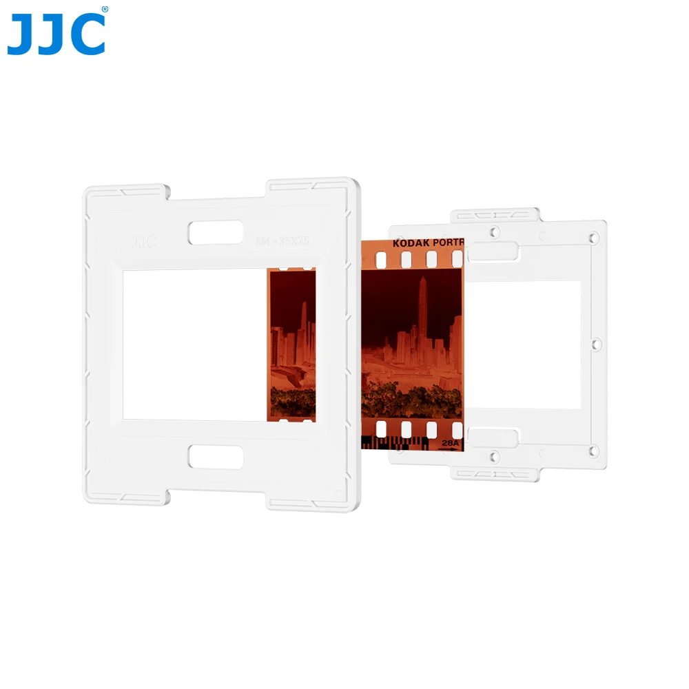 JJC 35mm 135 mm Film Slide Mounts with Snap-in Design 135 Film Negative Accessories Compatible with Most Scanners Projectors