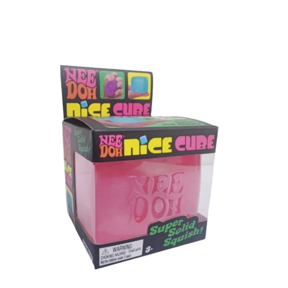 Neeboh Nice Cube Sensorischer Stressabbau-Würfel, Squishy-Spielzeug, Fidget-Tool gegen Angstzustände & für Konzentration, Sensorischer Schreibtisch-Würfel für Erwachsene & Kinder