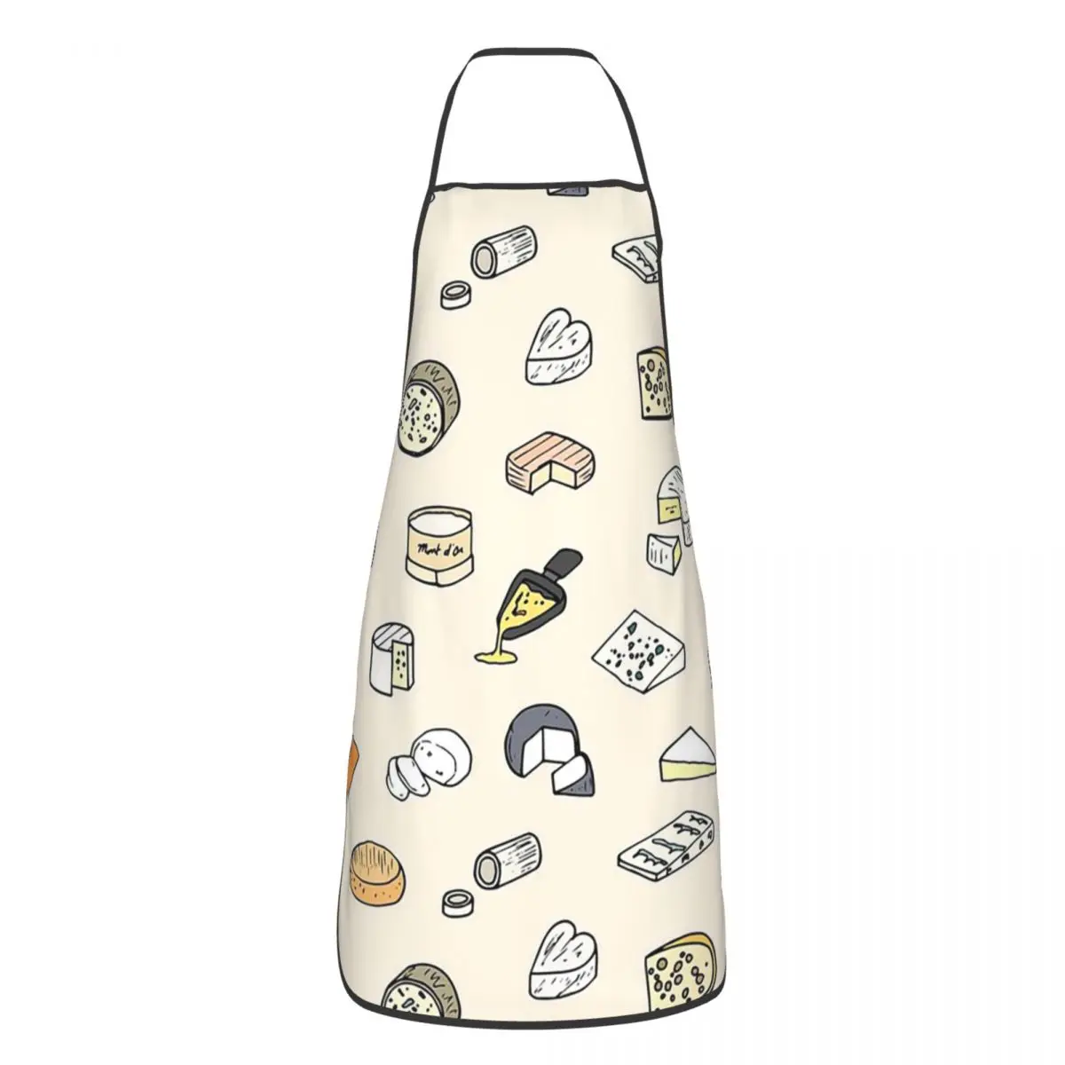 

Фартук с рисунком сыра, шеф-повар, кухня, кухонный фартук, нагрудник без рукавов для уборки кухни, передник для женщин и мужчин с рисунком