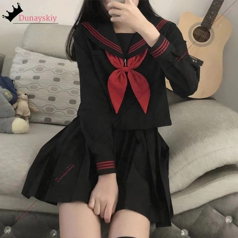 MiSide مجنون ميتا تأثيري لعبة تأثيري حلي اليابانية تنورة سوداء مجموعة Jk موحدة XS-XL هالوين زاحف ميتا ملابس للحفلات #2