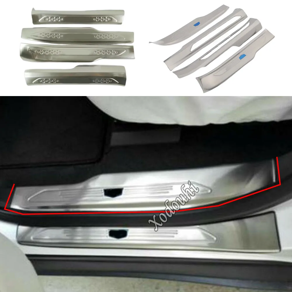 

Car Frame Stainless Steel Pedal Door Sill Scuff Plate Stick Inside Threshold For Cadillac XT5 2016 2017 2018 2019 2020 2021 2022