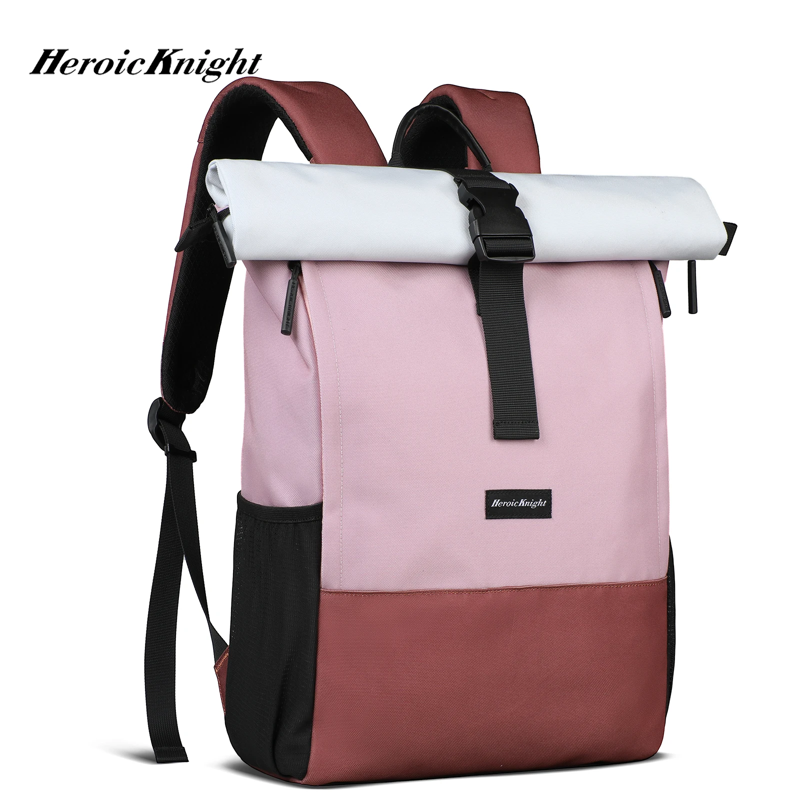 

Heroic Knight Rolltop Stylish Laptop Backpack For 15.6 Inch Waterproof Large Travel Backpack Leisure Women University Rucksack