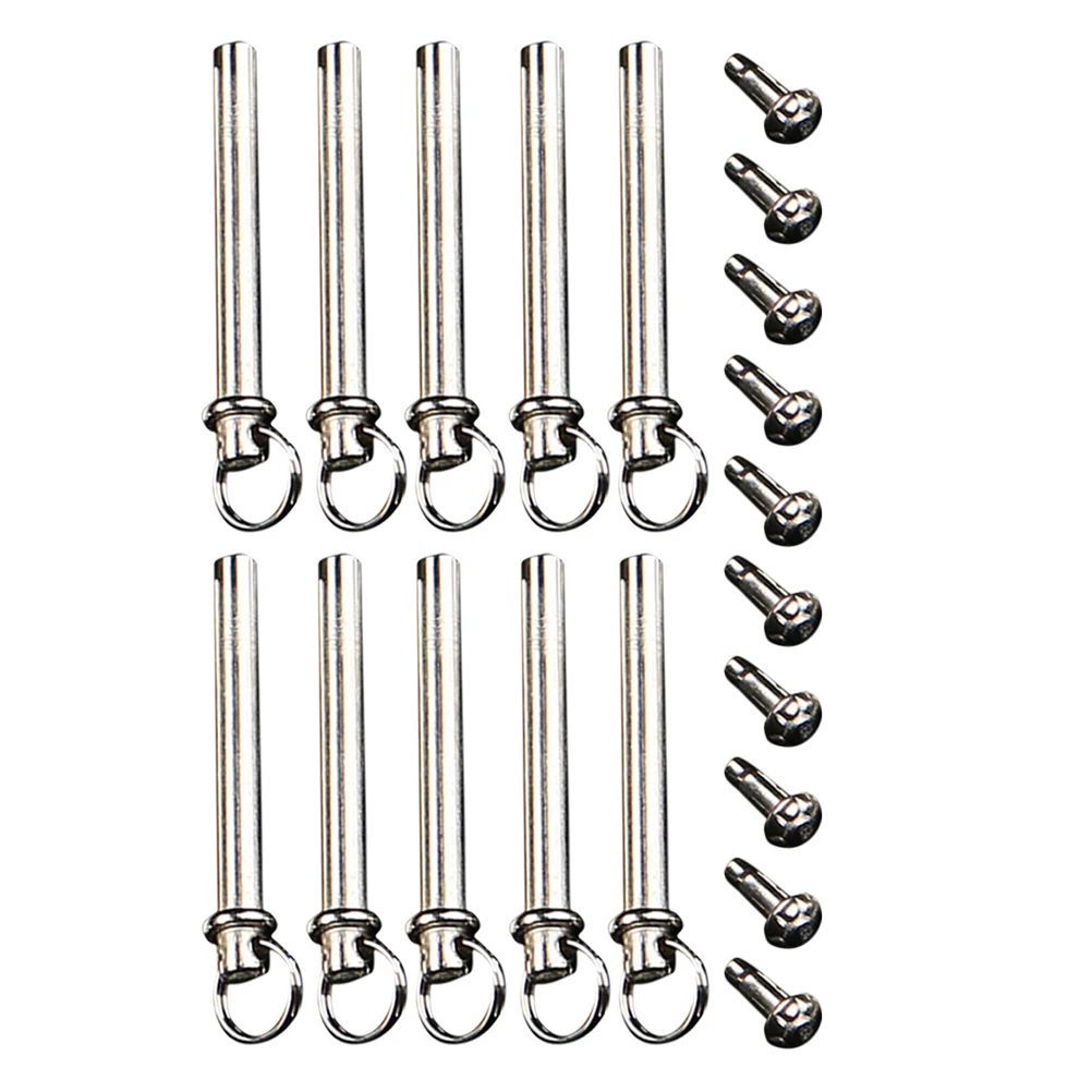 

10 set 10 Sets Fan Nails 3mm 27mm Golden Rivets Rings Folding Fans Shaft Repair Accessories Handheld Parts Replacement
