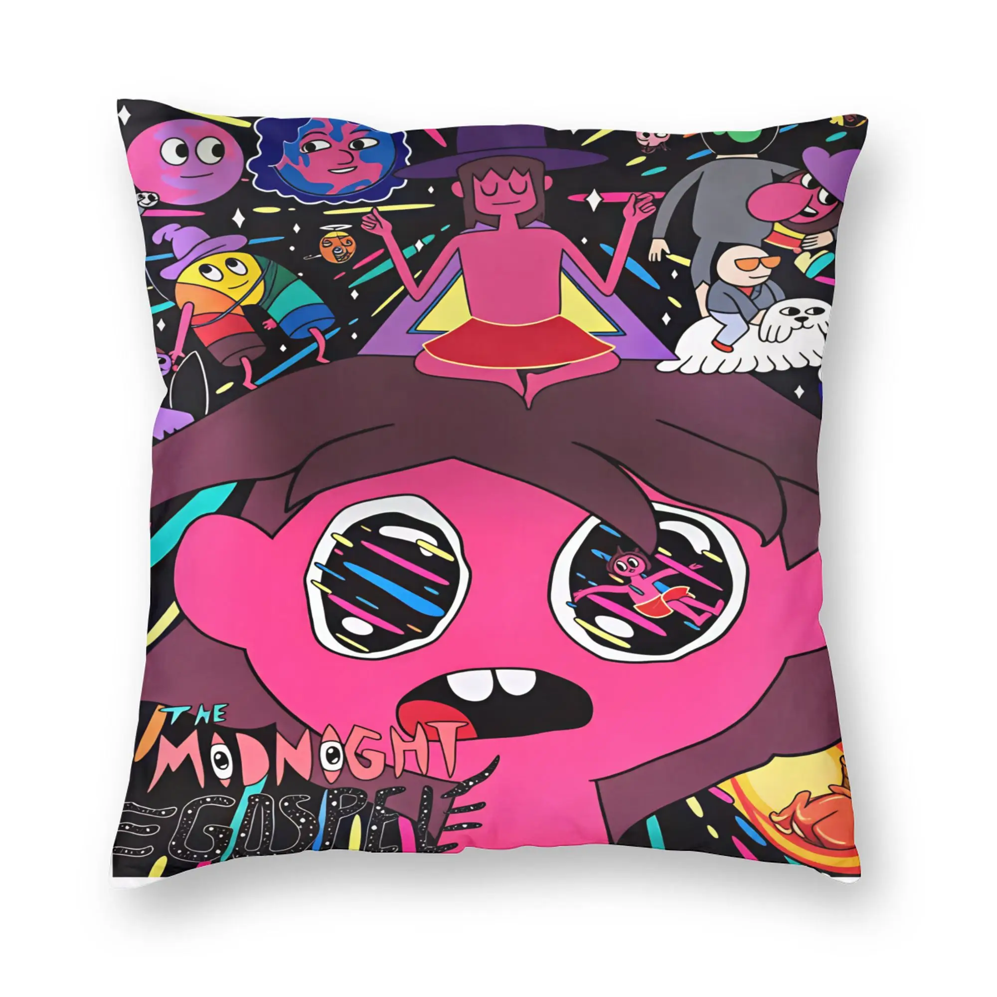 Cartoon M-Midnight Gospel Pillow Case  Morden Pillow Cover Soft Pillowcases For Couch Sofa Bedroom