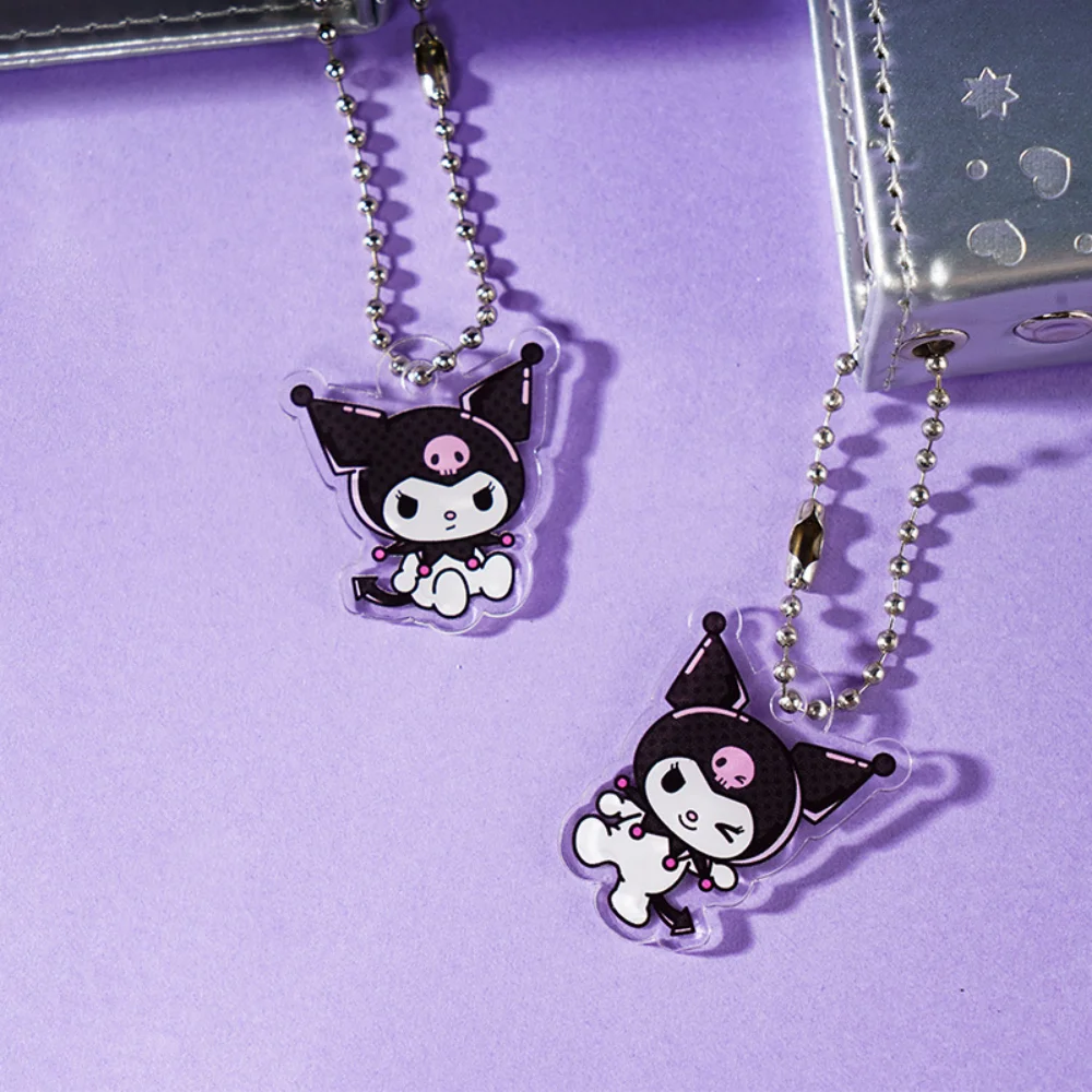 Genuino Kawaii Sanrio Kuromi álbum de recortes con adorno estudiantes papelería lindo dibujos animados páginas de hojas sueltas cuaderno diario niñas regalo