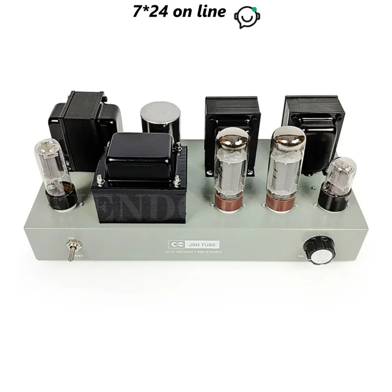 2022 6n9p Puhs El34b أحادي الطرف فئة أ مُضخّم صوت Hifi 5U4C مُضخّم صوت 8 واط + 8 واط