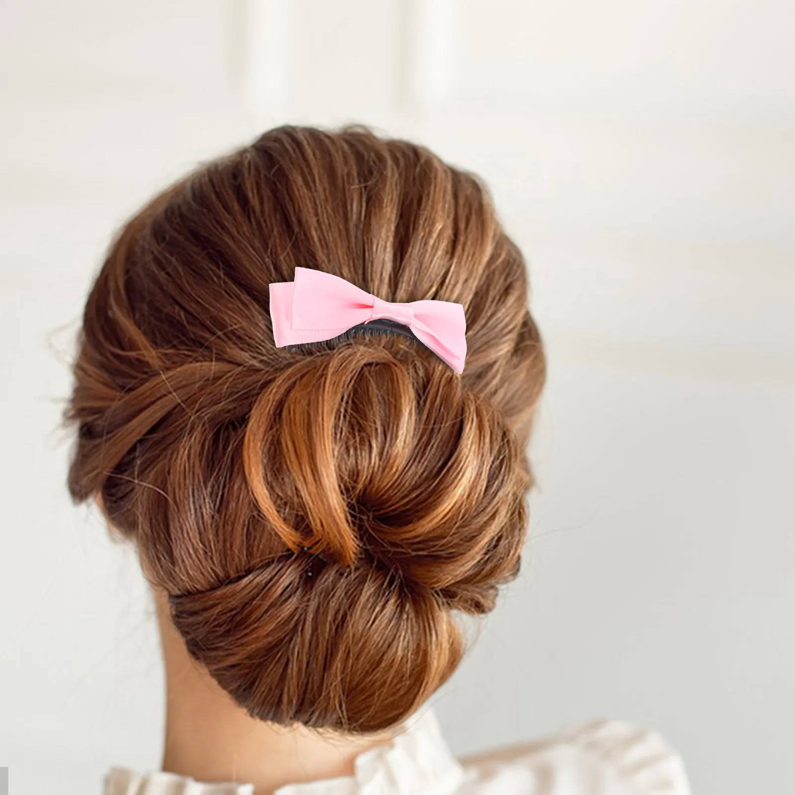 

Набор из 4 заколок-бантов для волос, боковые зажимы, фиксаторы для укладки, аксессуары для волос для женщин и девочек, инструмент для укладки, украшения для головы