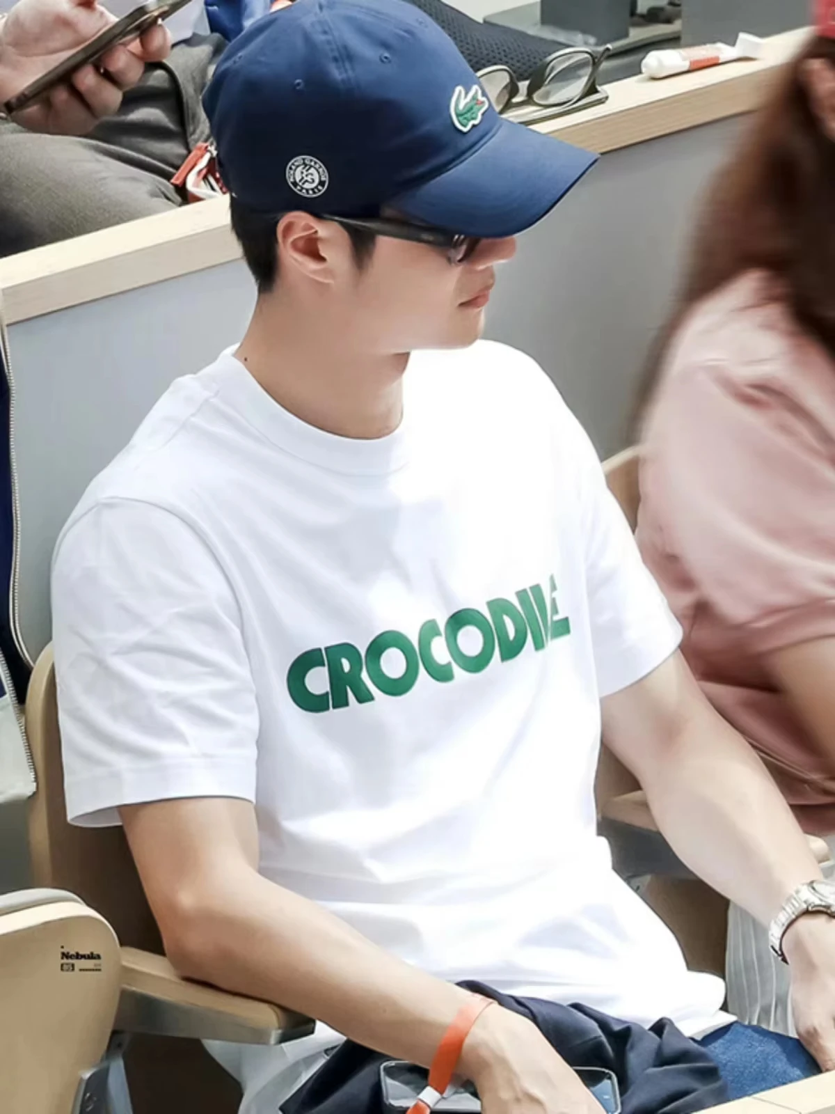 

Лето 25. Yibo The Same CROCODILE, белая футболка с короткими рукавами и буквами аллигатора для пар, хлопковая одежда, футболки с графическим рисунком, цельные