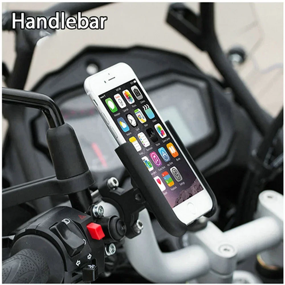 For BMW R18 R 18 2023 2024 2025 Motorcycle Aluminum Handlebar Rear Mirror Mobile Phone Bracket GPS Stand Holder Extender Holder