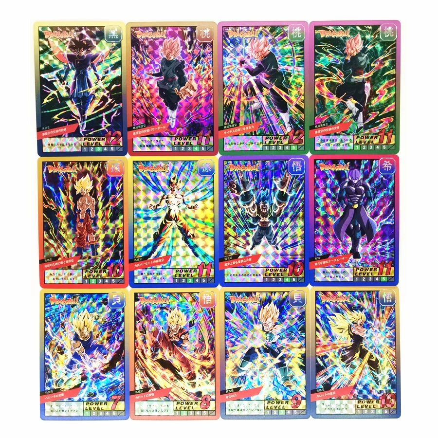 Ensemble de cartes de reconnaissance Goku, végéta, Super Saisuperb, bataille, rafale, Ultra Instinct, jeu de collection, 55 pièces