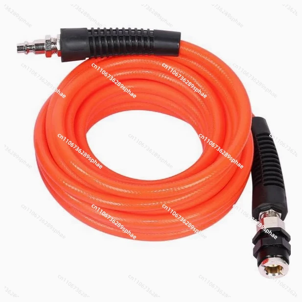The inflatable pump is suitable for air pipes, automobile tires, inflatable tubes,, and contains metric double connectors