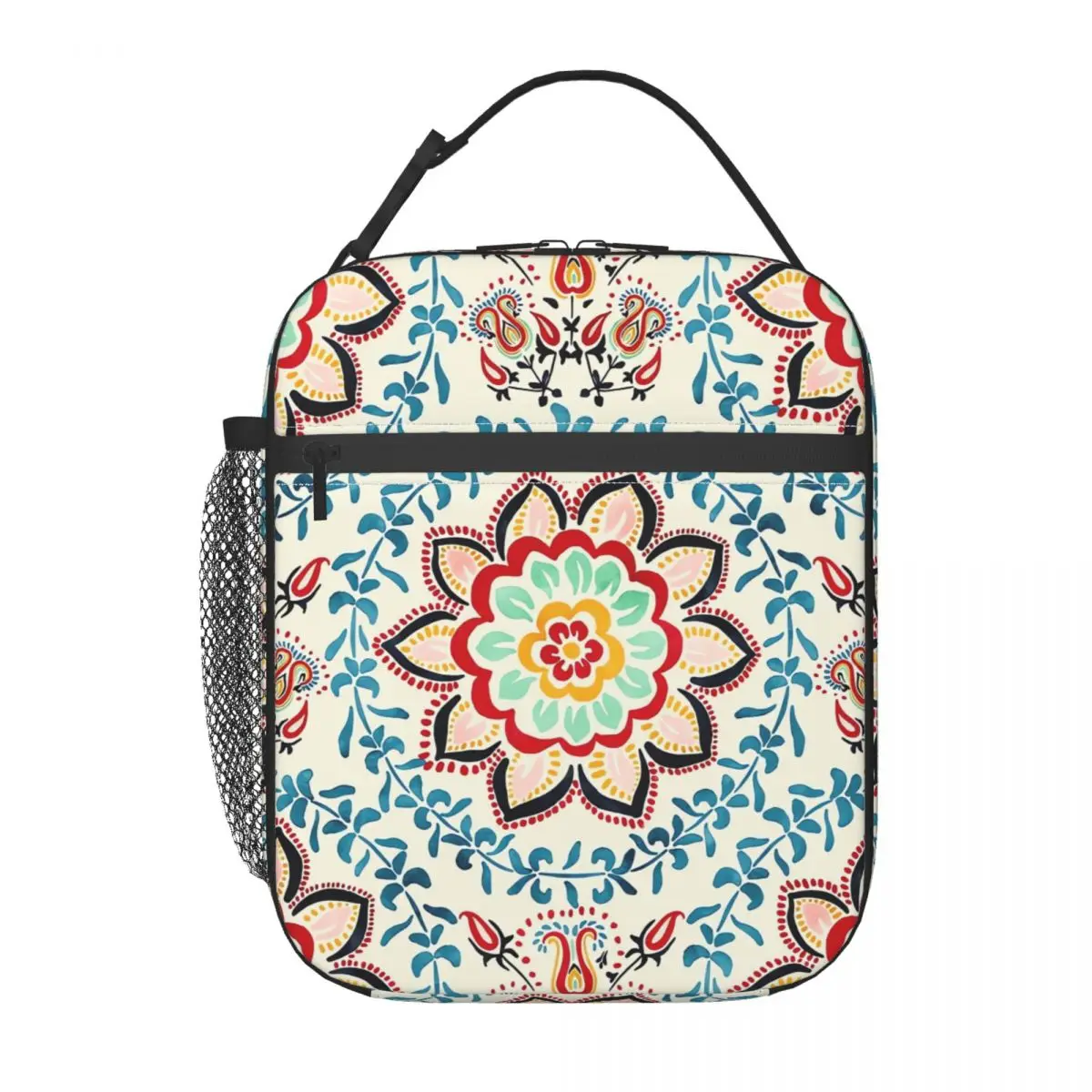 

Mandala Pattern Portable handheld insulated lunch bag, lightweight, easy to carry, perfect insulation