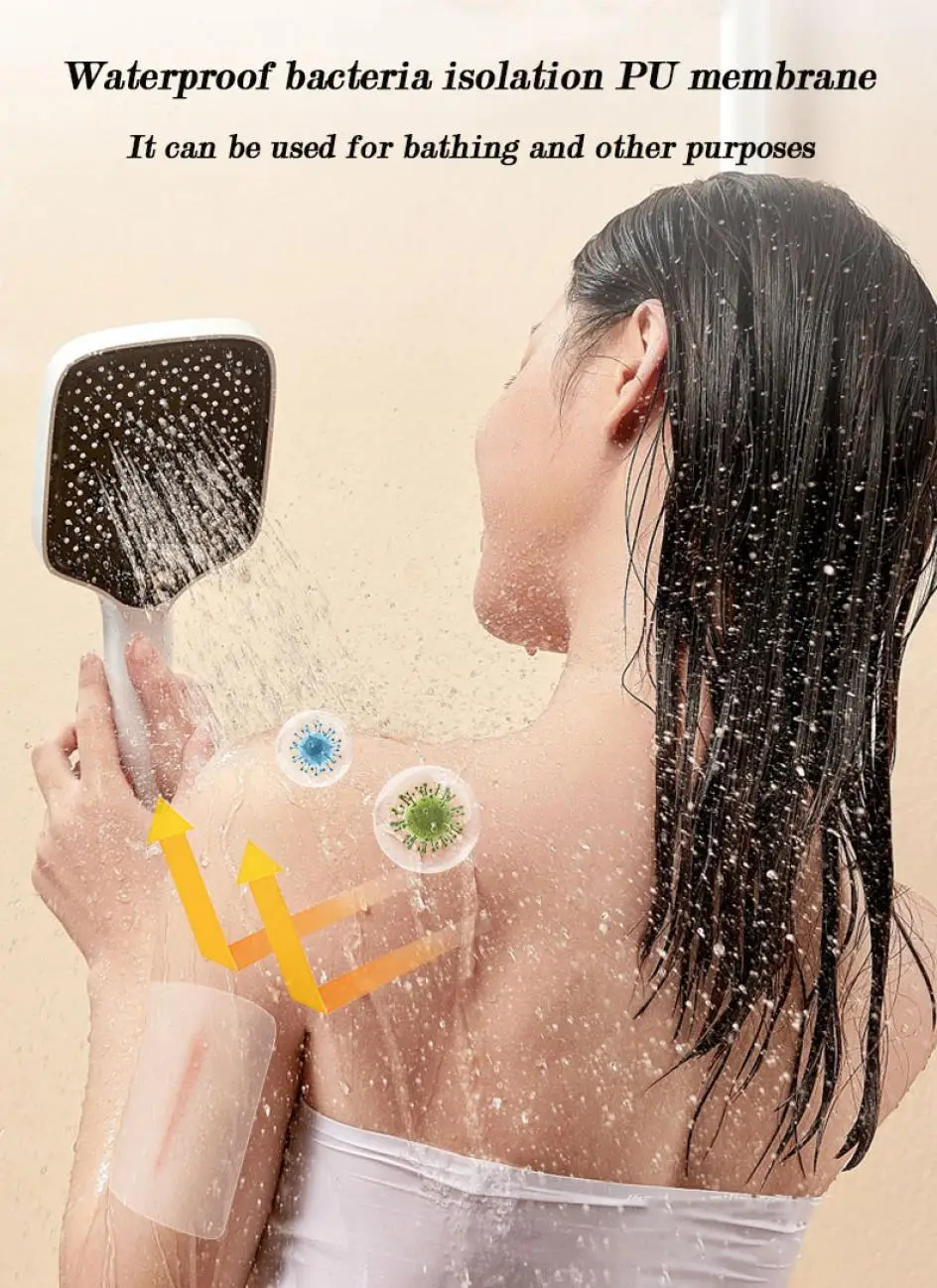 50/100 Stück Katheter-Fixierungsband, Verband, Pu-Folie, Wunde, wasserdicht und bakterielle Isolierung, Schwimmen, privater wasserdichter Patch – Detail 5