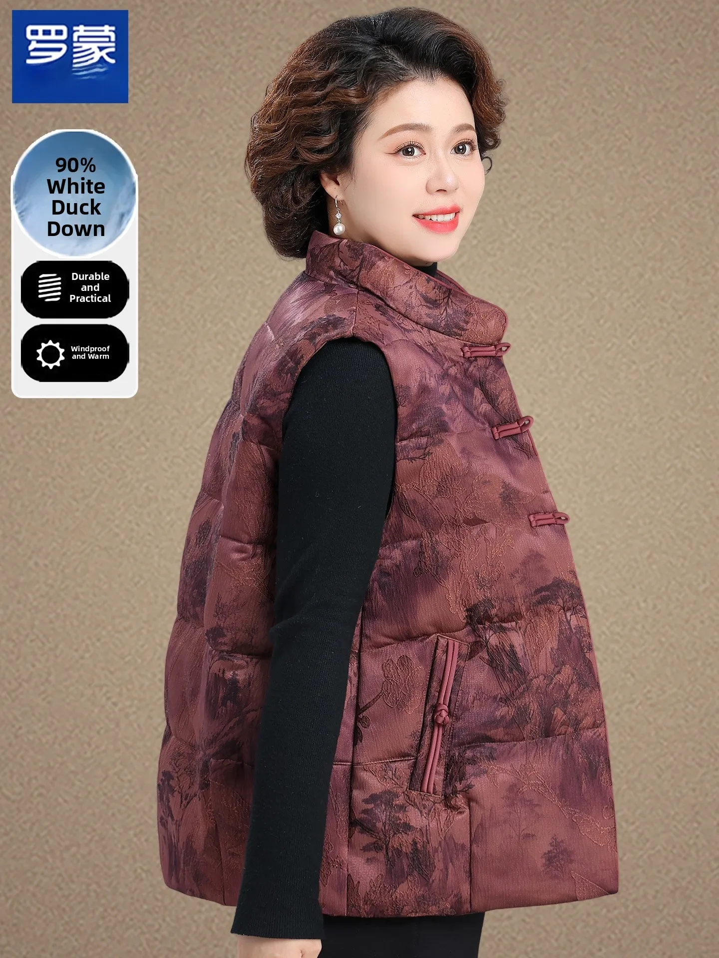 

Rn Faionable пуховый жилет, теплая верхняя одежда для женщин, осенне-зимняя одежда, жилет иma Sle, Thiened из полиэфирного волокна