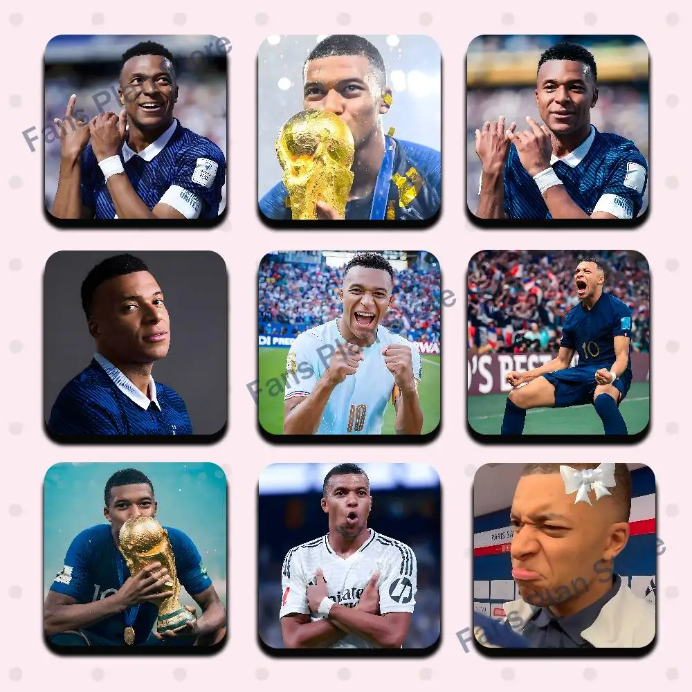 M-Mbappe Football Refrigerator Magnets Cute Cartoon Magnetic Personality Decorations Creative Gifts
