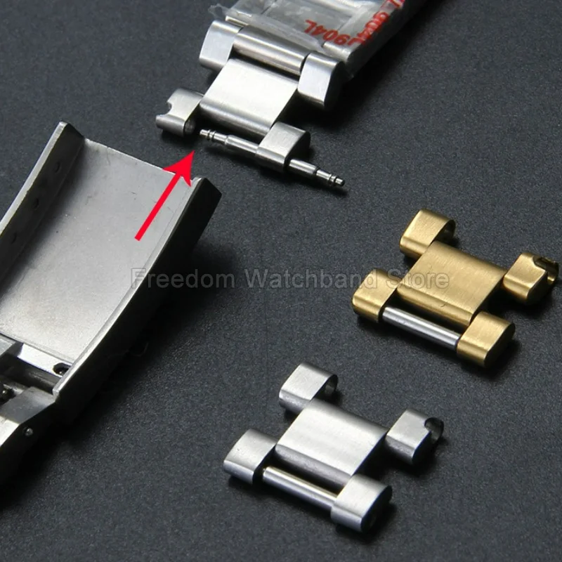 Watchband Oyster Accessory Two Lug Clasp Connector 9x16mm for Rolex Yacht-Master Cosmograph Daytona GMT-Master Series