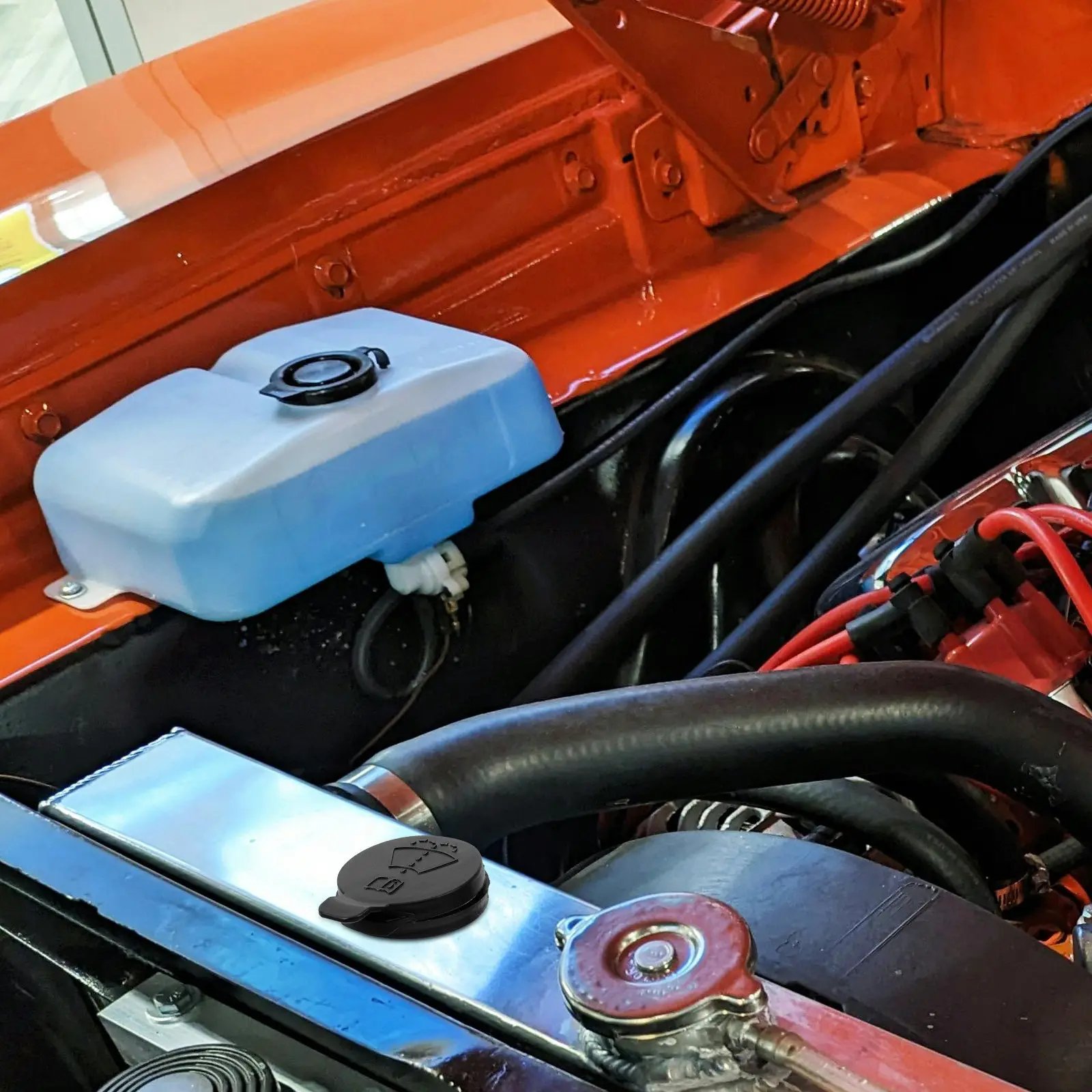 

Комплект из 2 универсальных герметичных крышек для бачка омывающей жидкости автомобиля