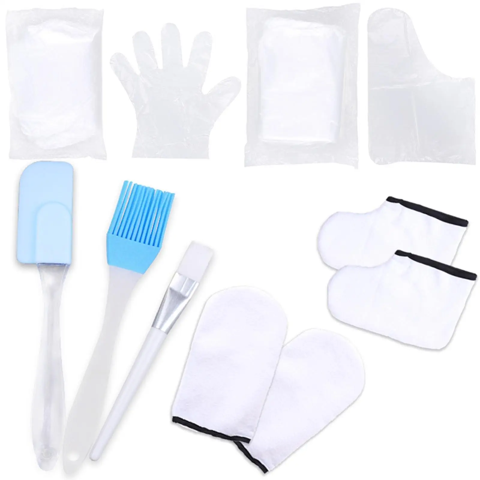 Guantes de fusión de cera de parafina para hombres y mujeres, Kit de protección de calentador de cera para manos, pies, manos, cuidado de pies, baño