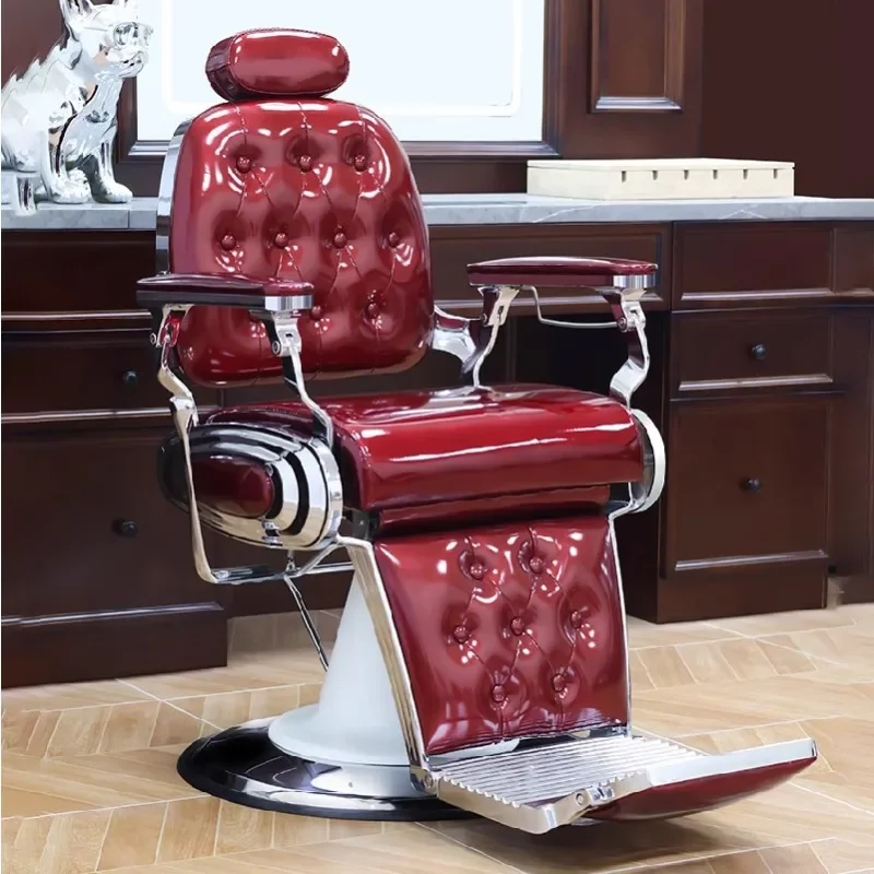 

Professional Makeup Barber Chair Luxury Hairdresser Swivel Recliner Salon Chair Shampoo Silla De Barbero Commercial Furniture