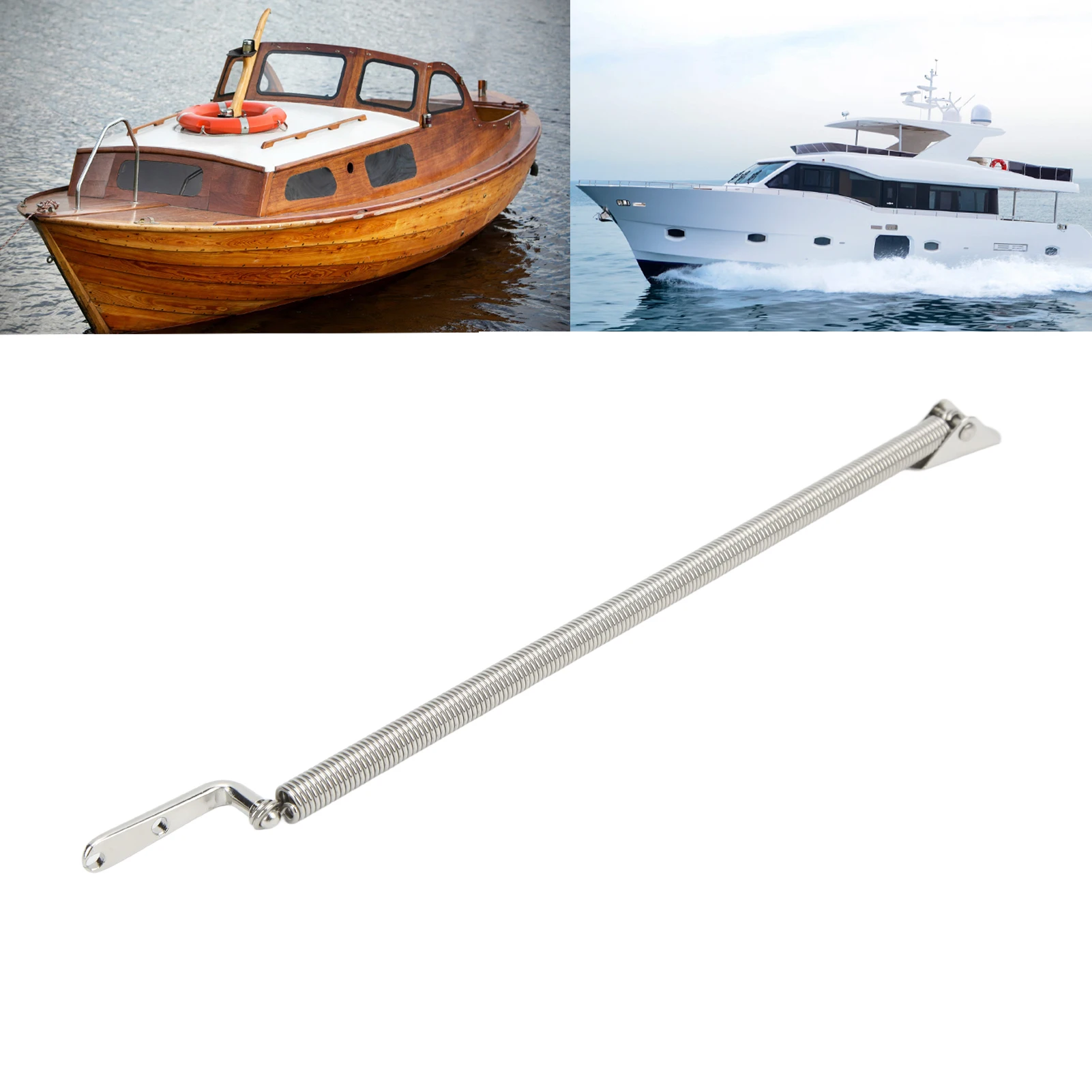 Multifunctional hatch support spring: Made of high-quality stainless steel and widely used in environments such as ships.