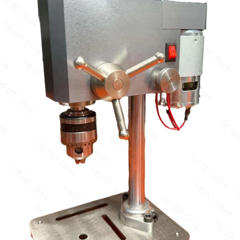 DIY Desktop Small 12-24V Power High-Precision Drilling Machine Mini Bench Drill Micro Bench Drill Clock Bench Drill