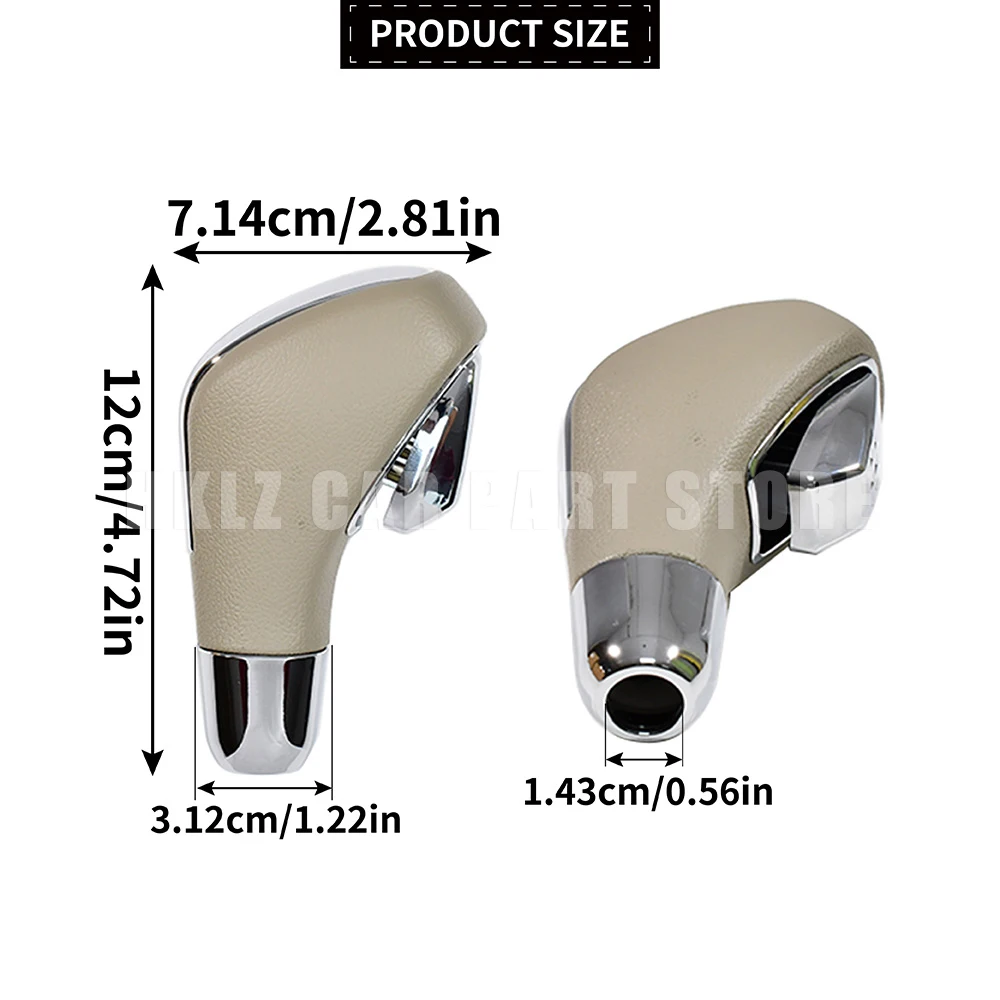 Car accessories OEM 8200806099 8200641407 New For Renault Fluence Megane Laguna Gear Shift Knob Automatic 6 Forward black Beige