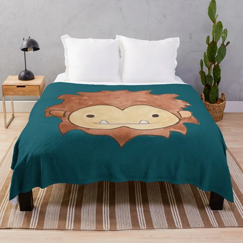 Sneaky Sasquatch Big Head Throw Blanket Soft Warm Blanket Gift for Men Women Adults