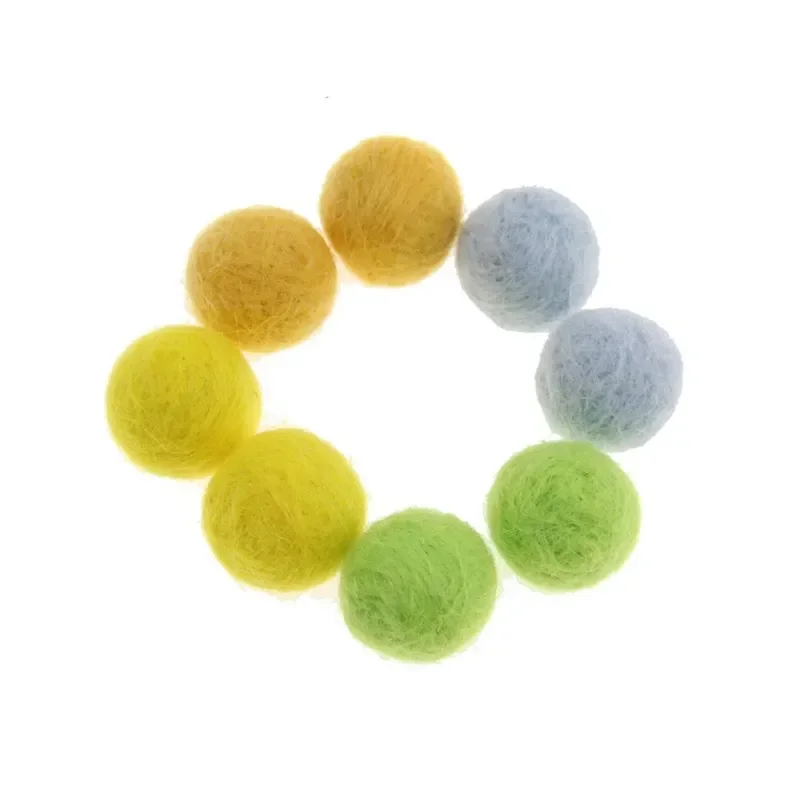 10pcs 15MM/20MM Wool Felt Ball Garland Party Decor Wedding Decorations Kids Toys Fun Home Decor DIY Sewing Craft Christmas Gifts