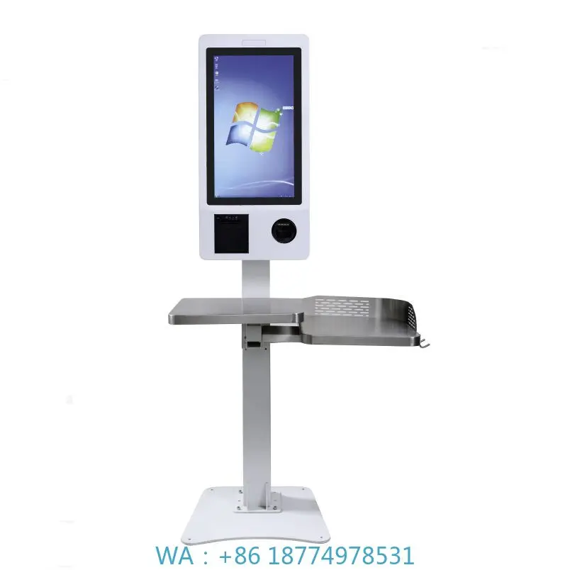 27 Inch Touch Screen Kiosk for Order & Payment Supermarket Self-Checkout System -