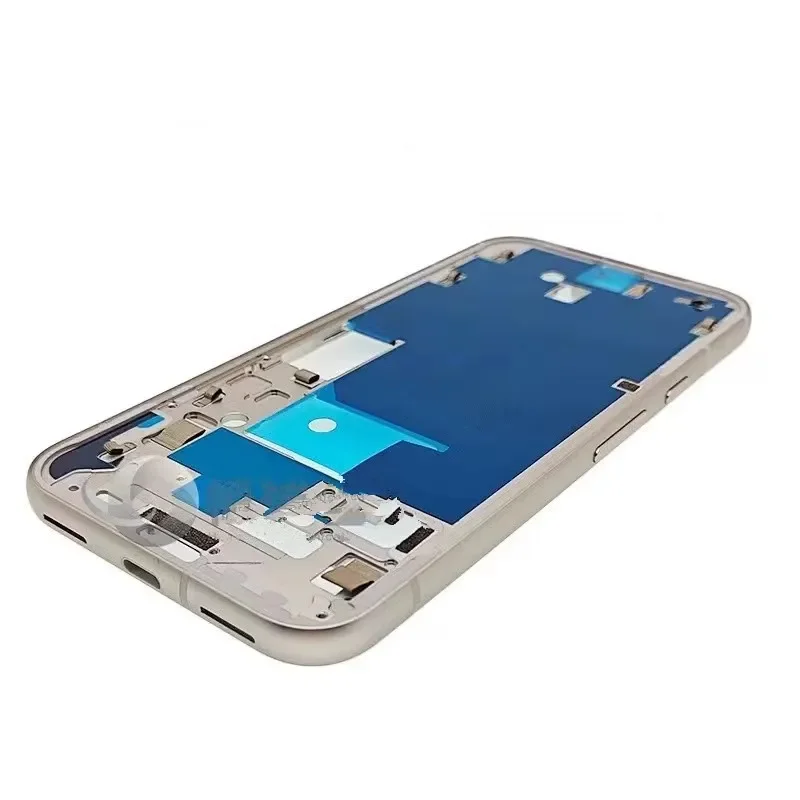 Bingkai tengah Pixel8A 8A untuk Google Pixel 8A papan perumahan LCD pelat muka suku cadang pengganti Bezel telepon perbaikan