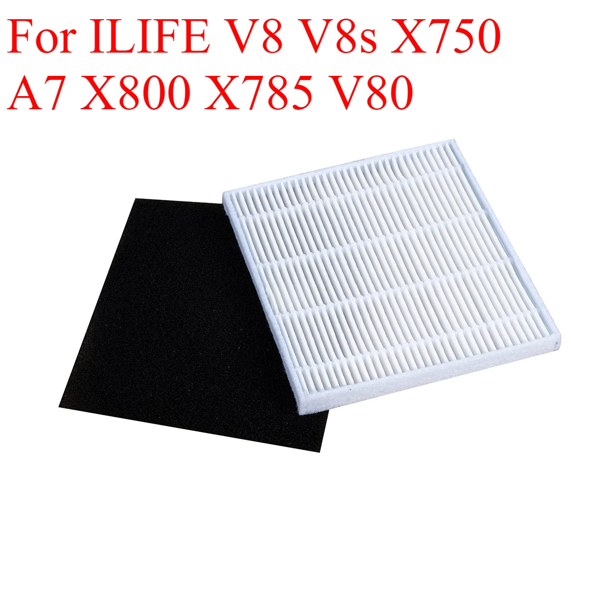 Robot Vacuum Cleaner HEPA Filter Side Brush Mop for Ilife V8 V8s X750 A7 X800 X785 V80 Robot Vacuum Cleaner Accessories