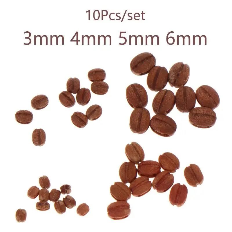 10Pcs DIY Model Ship Building Accessories Ancient Sailboat Model Accessories Wooden Single Block Pulleys 3mm 4mm 5mm 6mm