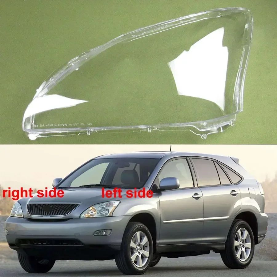 For Lexus RX300 RX350 RX400 2003 2004 2005 2006 2007 2008 Headlight Cover Transparent Lampshade Headlamp Lamp Shell Plexiglass