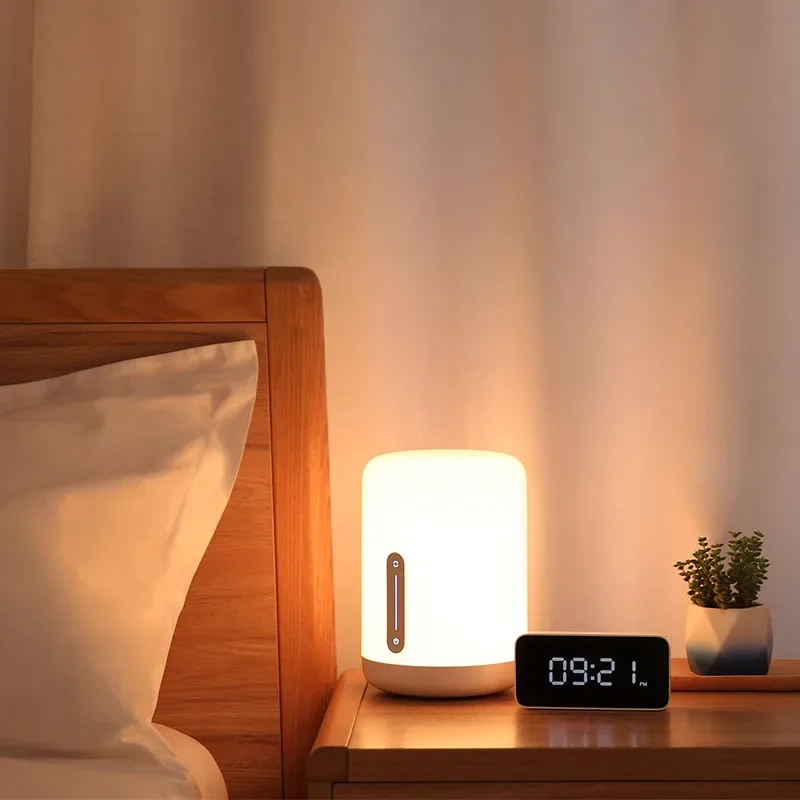 Xiaomi Mijia Bedside Lamp 2 Smart Table LED Night Light Colorful 400 Lumens Bluetooth WiFi Touch Control for Apple HomeKit Siri