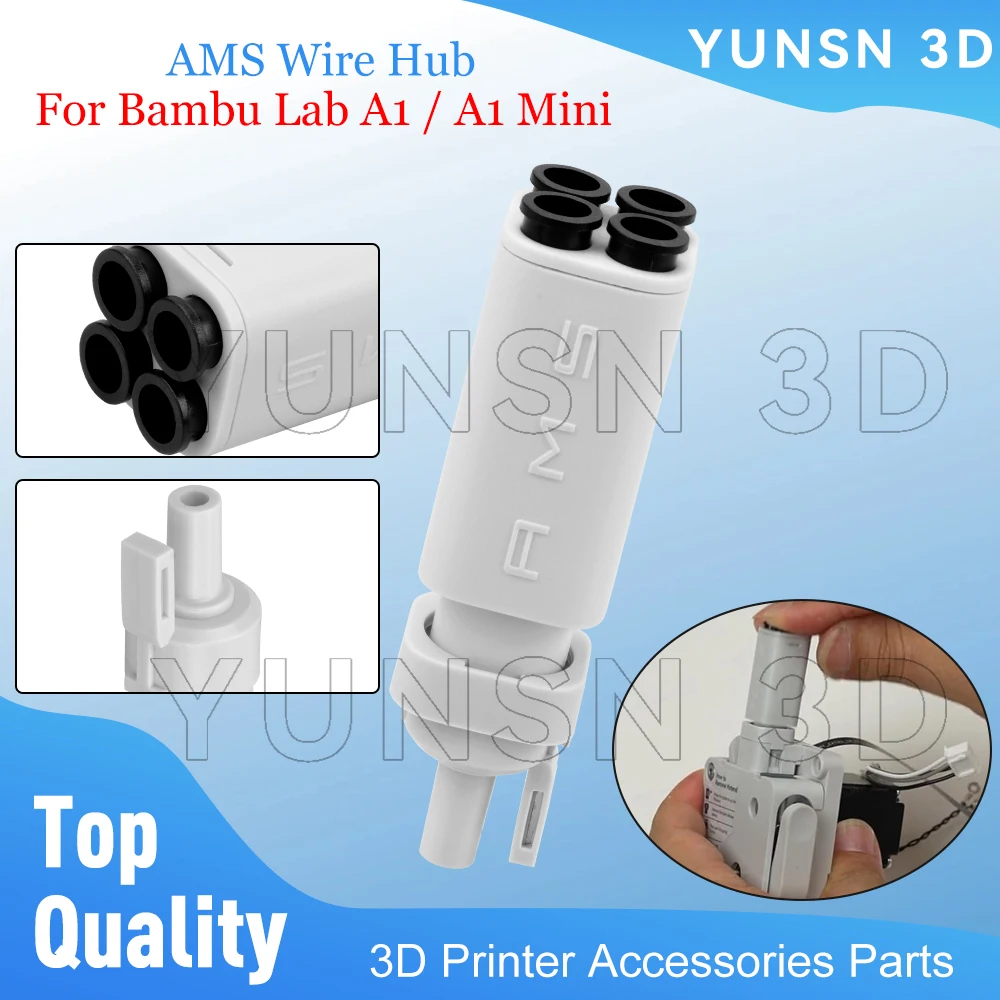 

AMS Wire Hub For Bambu Lab A1 Mini Five Way Component Switch Consumables For Bambulab A1 AMS Lite 3D Printer Accessories Parts