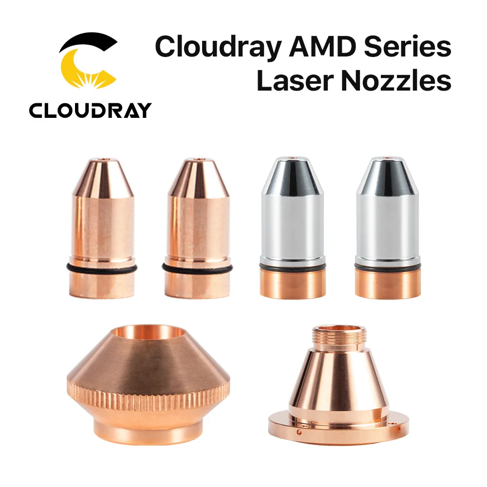 Cloudray Bullet Laser Nozzle Single/Double Layer Caliber 0.8 - 4.0 For CINCINNATI Lasermech Fiber Laser Cutting Machine 1064nm