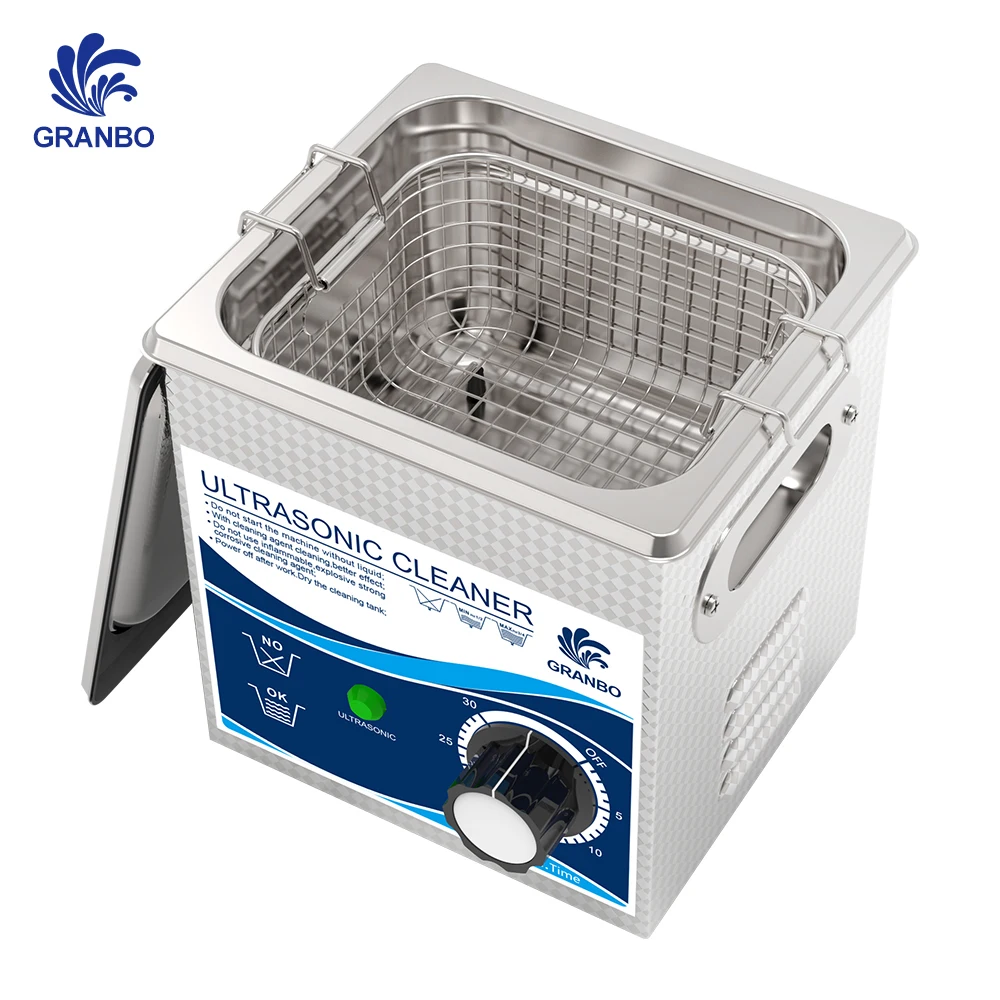 1.3L Ultrasonic Cleaner 120W 60W Transducer Stainless Steel Bath 110V/220V Home Use Ultrasonic Cleaning Machine for Small Parts