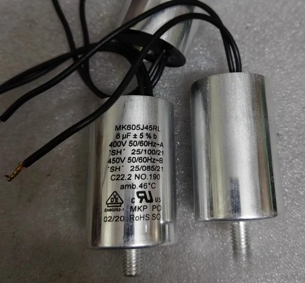 

Конденсатор для работы двигателя 6Uf400v MK605J45RL