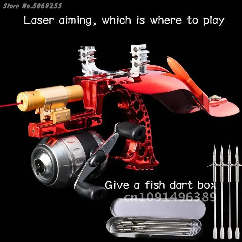 New Powerful Fishing Slingshot Set Shooting Catapult Hunting Outdoor Launcher or Fishing Hunting Precision Shooting Fish Tool