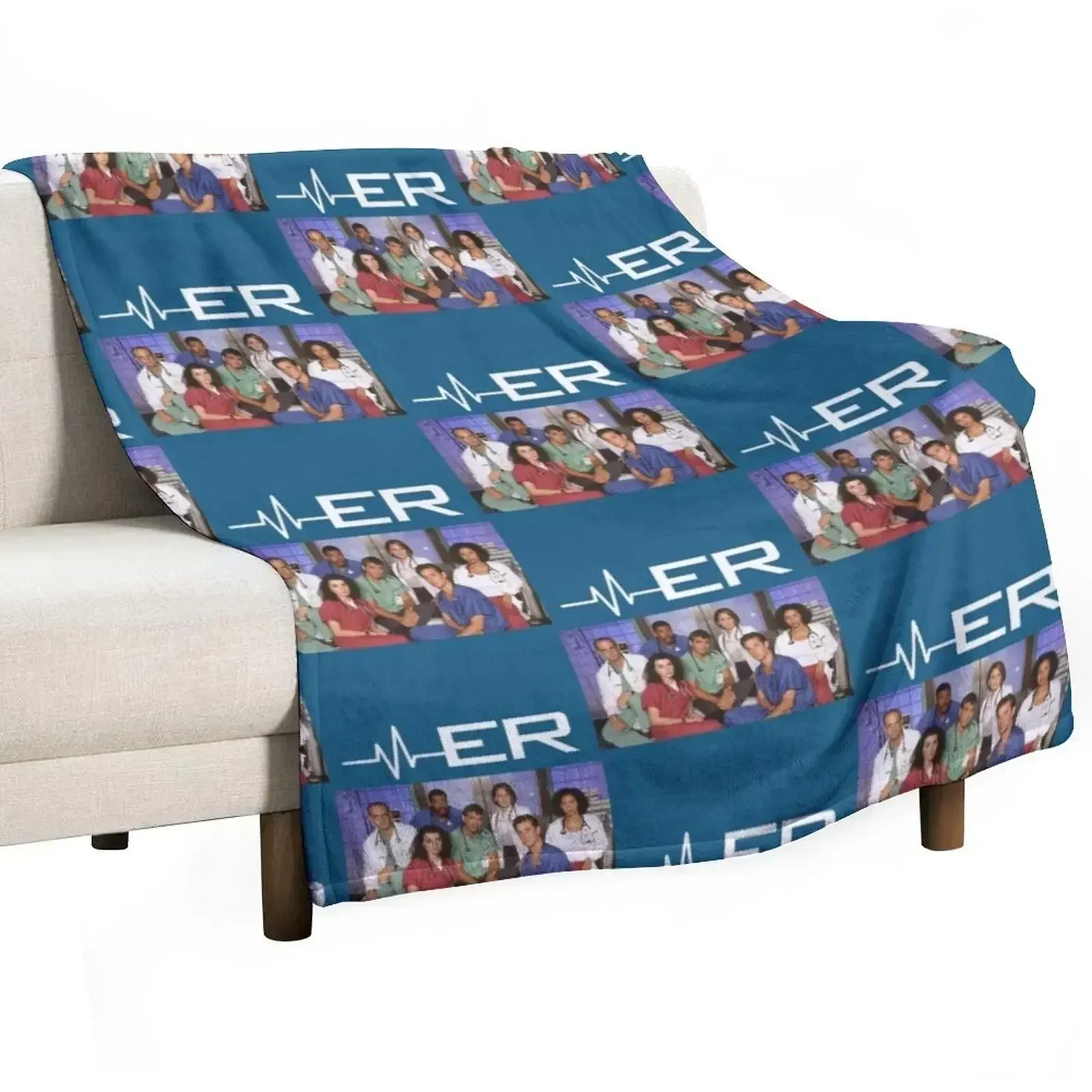 ER Tv Show Throw Blanket Winter beds for winter Plush heavy to sleep halloween Tourist Blankets