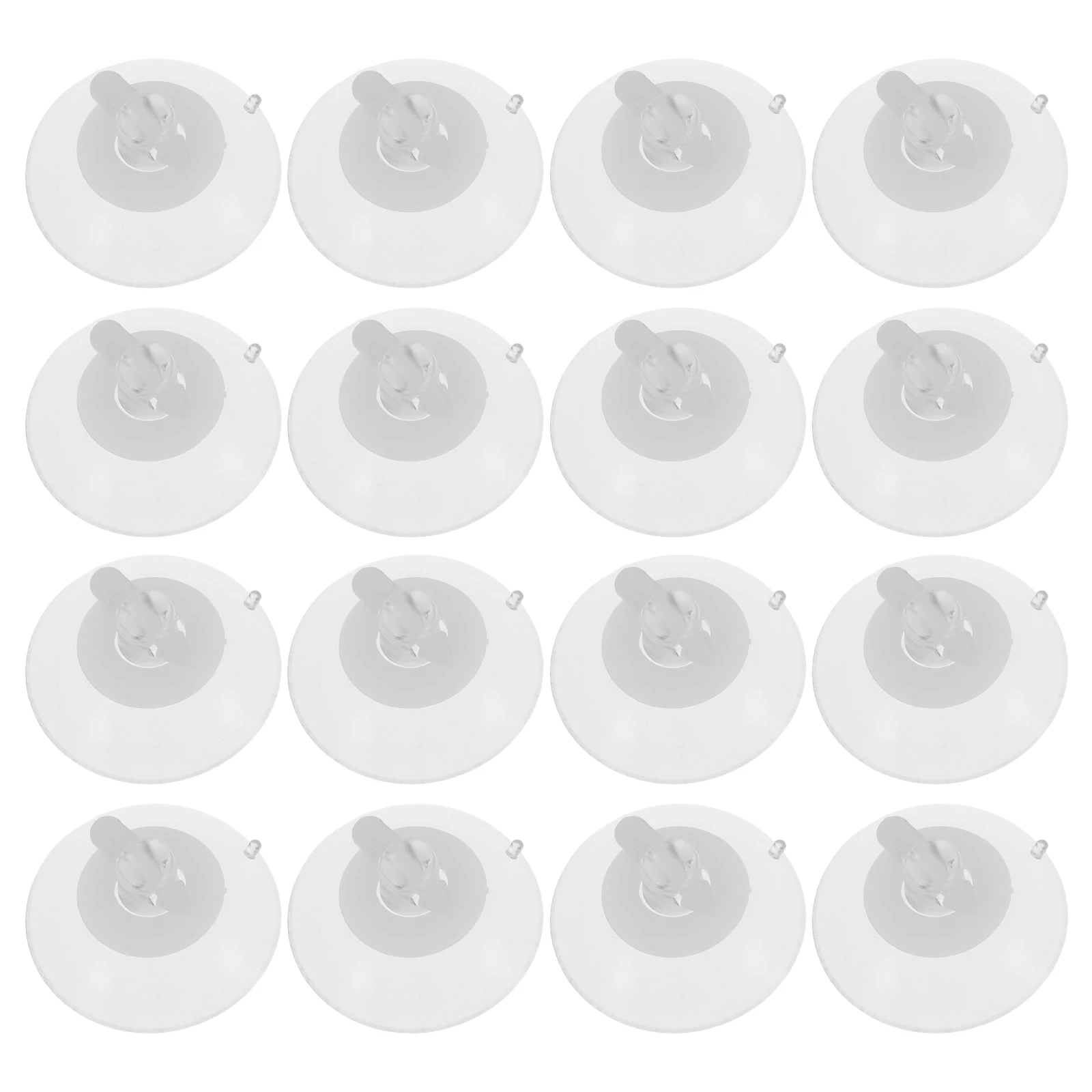 

40pcs Fixed Suction Cups Durable Material Aquarium Airline Hose Turtle Tank Accessories Glass Fish Bowl Blue Mini Pet
