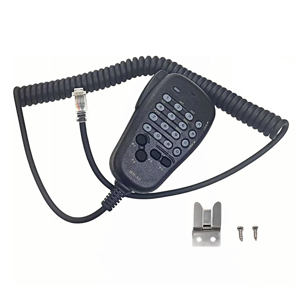 AaMH-48 MH-48A6J 6PinMicrophone For Yaesu FTM-100DR FT-7900R FT-8900R RadioTool Accessories Professional Tools Instrument Parts