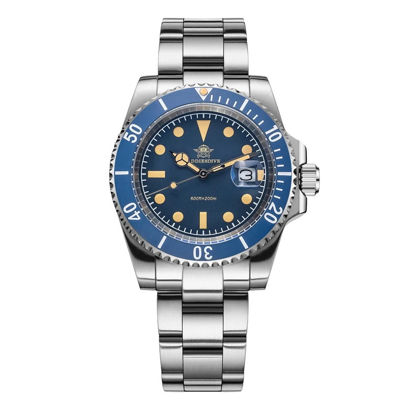 ADDIESDIVE 41mm Men's Quartz Watch Mineral Glass 200m Water Resistance Luminous Hands/Markers Japanese Movement Business Style image 3