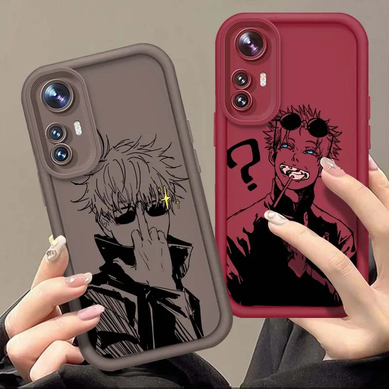

Jujutsu Kaisen Gojo Satoru Phone Case For Xiaomi Mi 15 14 14T Redmi 13 13T 13C 12C 14C 12 12T 11 11i Lite Pro 5G Eye Ladder