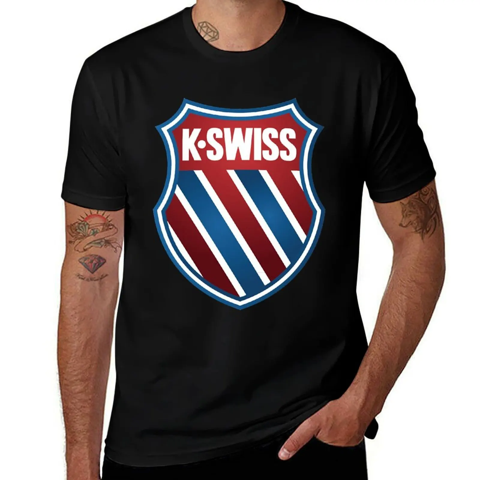 

Kswiss essential t shirt T-Shirt shirts graphic vintage sports fans anime figures oversized t shirt men