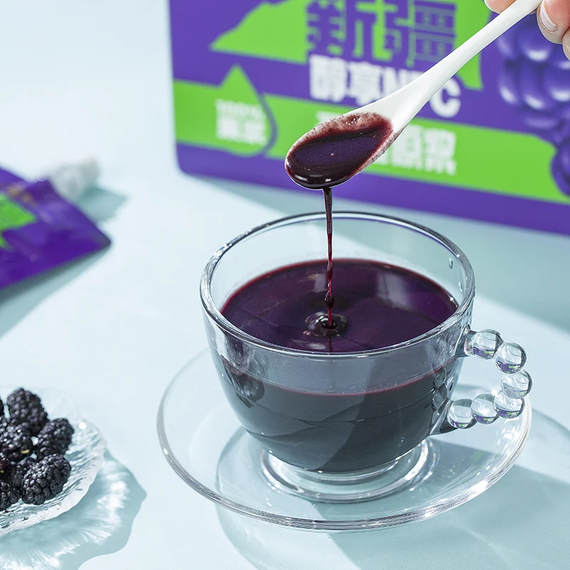 Мягкое тутовое пюре