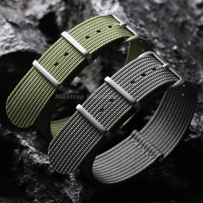 18 مللي متر 19 مللي متر 20 مللي متر 22 مللي متر النايلون حزام (استيك) ساعة مضلع حزام لهواوي ساعة GT3/4/5 ل Seiko ل أوميغا مضفر سوار معصمه الرياضة