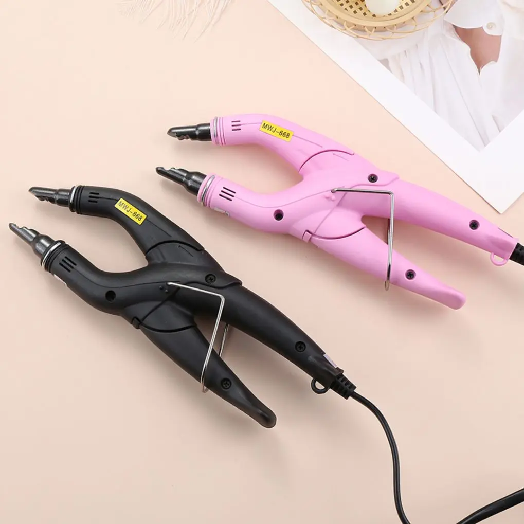 Loof fusione di estensione dei capelli strumenti di ferro cheratina bonding regolabile temperatura fusion connector calore cheratina bonding